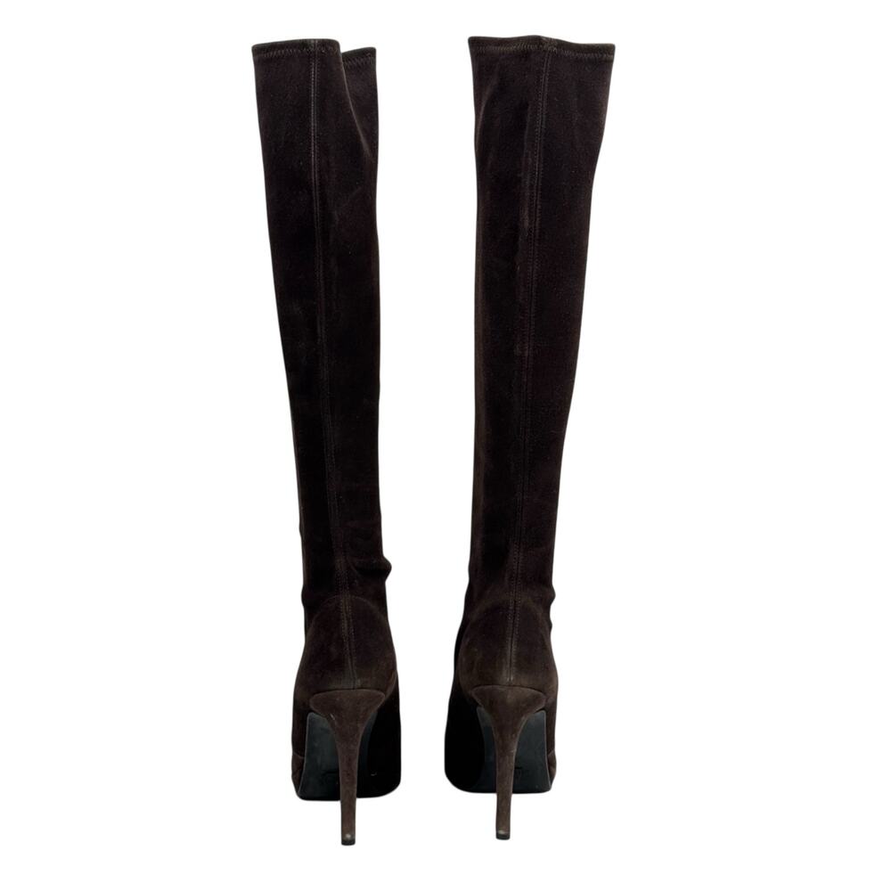 Stuart Weitzman Knee High Stretch Platform Boots … - image 5